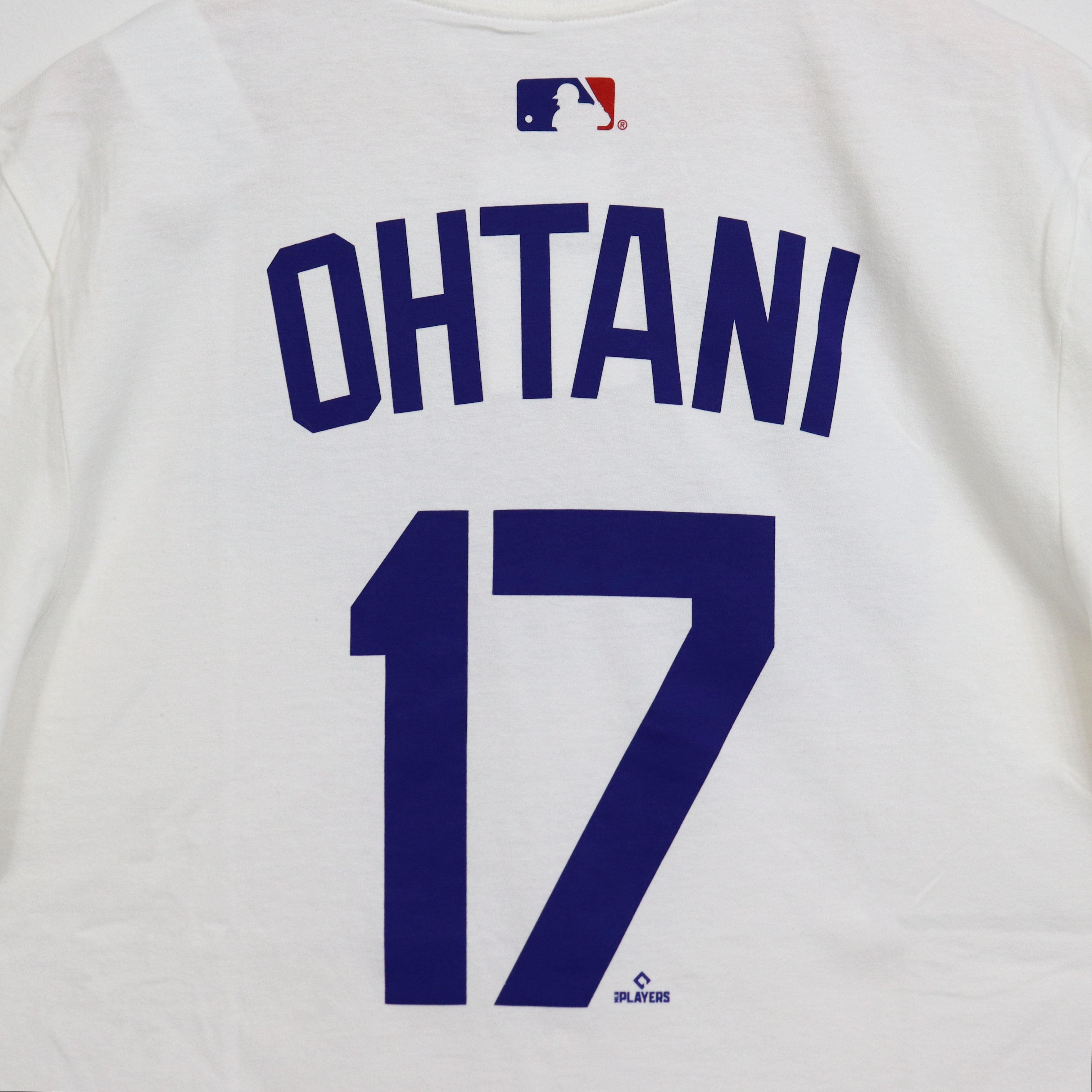 NIKE：MLB Dodgers Numbering Tee - OHTANI #17 【WHITE】 – TAMANIWA
