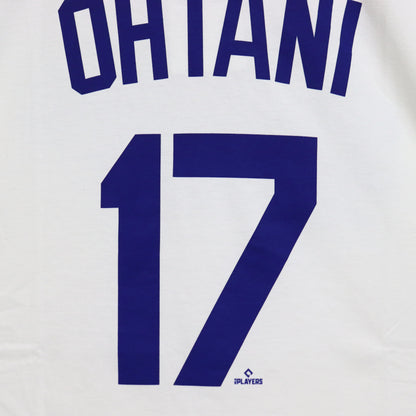 NIKE：MLB Dodgers Numbering Tee - OHTANI #17 【WHITE】