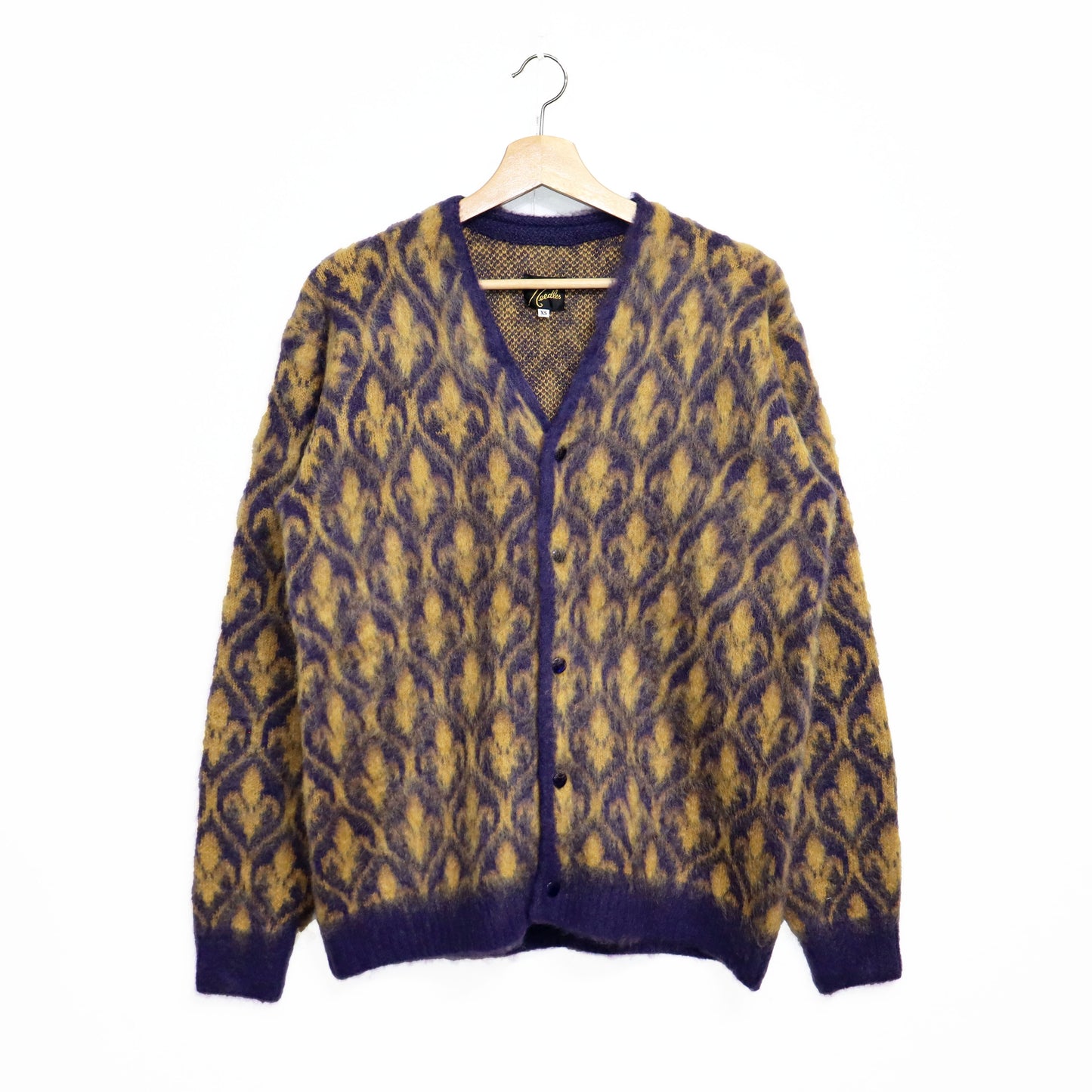 Needles：MOHAIR CARDIGAN -【Ornament - Yellow】