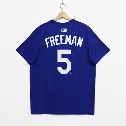 NIKE：MLB Dodgers Numbering Tee - FREEMAN #5