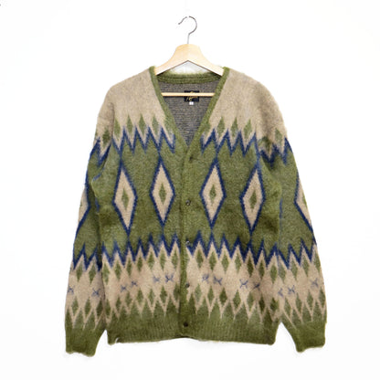 Needles：MOHAIR CARDIGAN -【Diamond - Green】