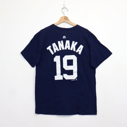 used : (Majestic) NY Yankees #19 TANAKA Numbering Tee (M)