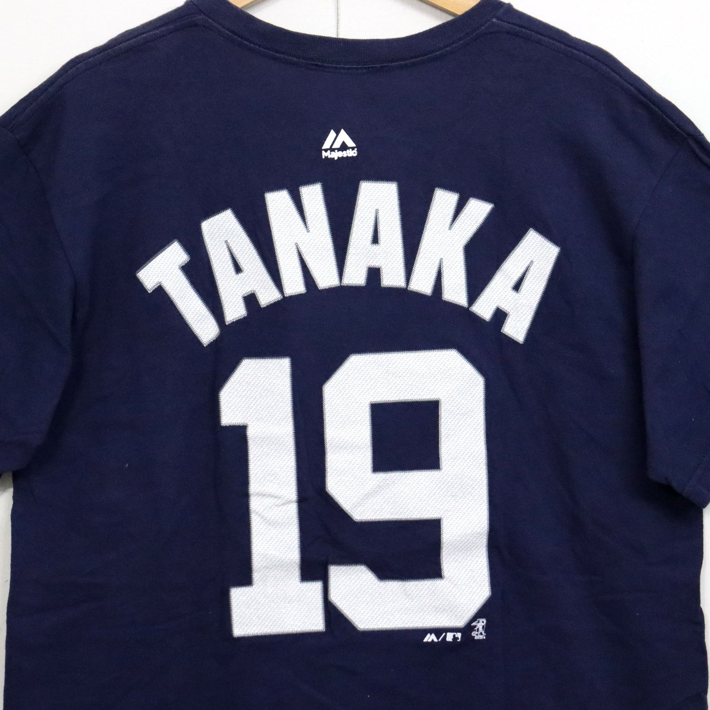 used : (Majestic) NY Yankees #19 TANAKA Numbering Tee (M)