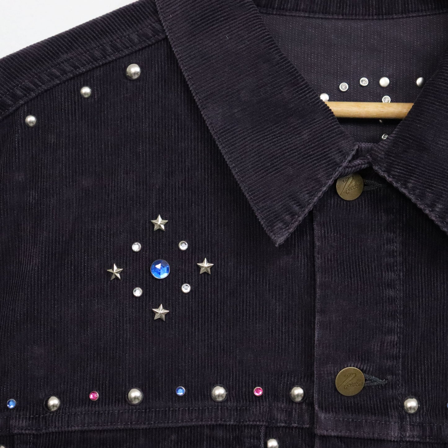 Needles：Studded Jean Jacket - 14W Corduroy