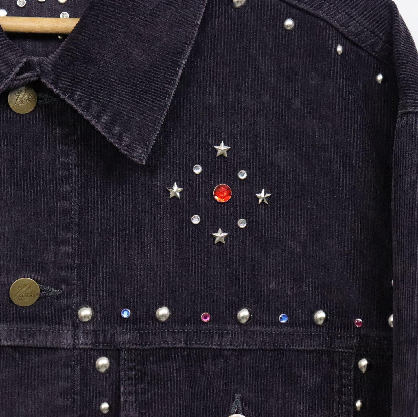 Needles：Studded Jean Jacket - 14W Corduroy