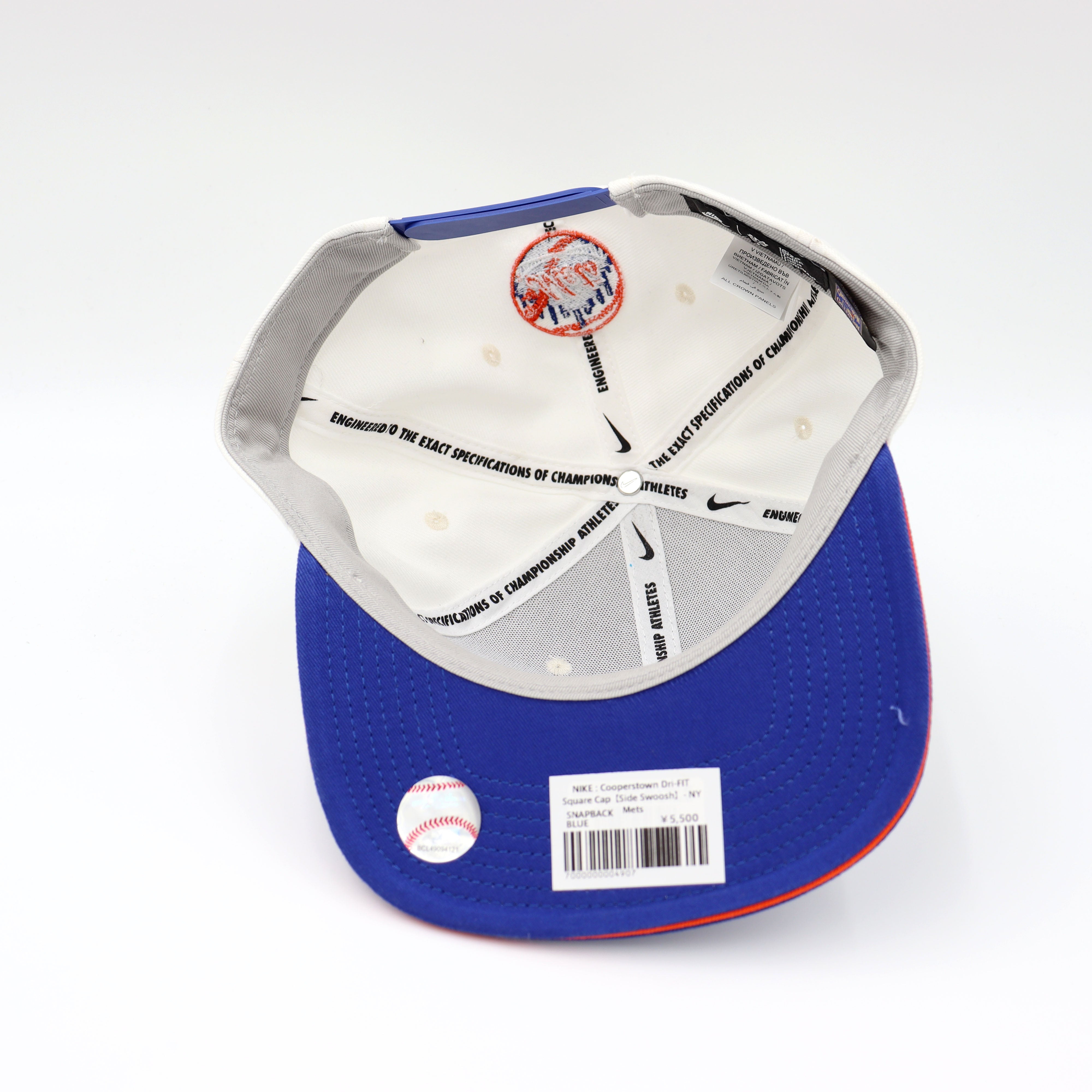NIKE : Cooperstown Dri-FIT Square Cap【Side Swoosh】- NY Mets