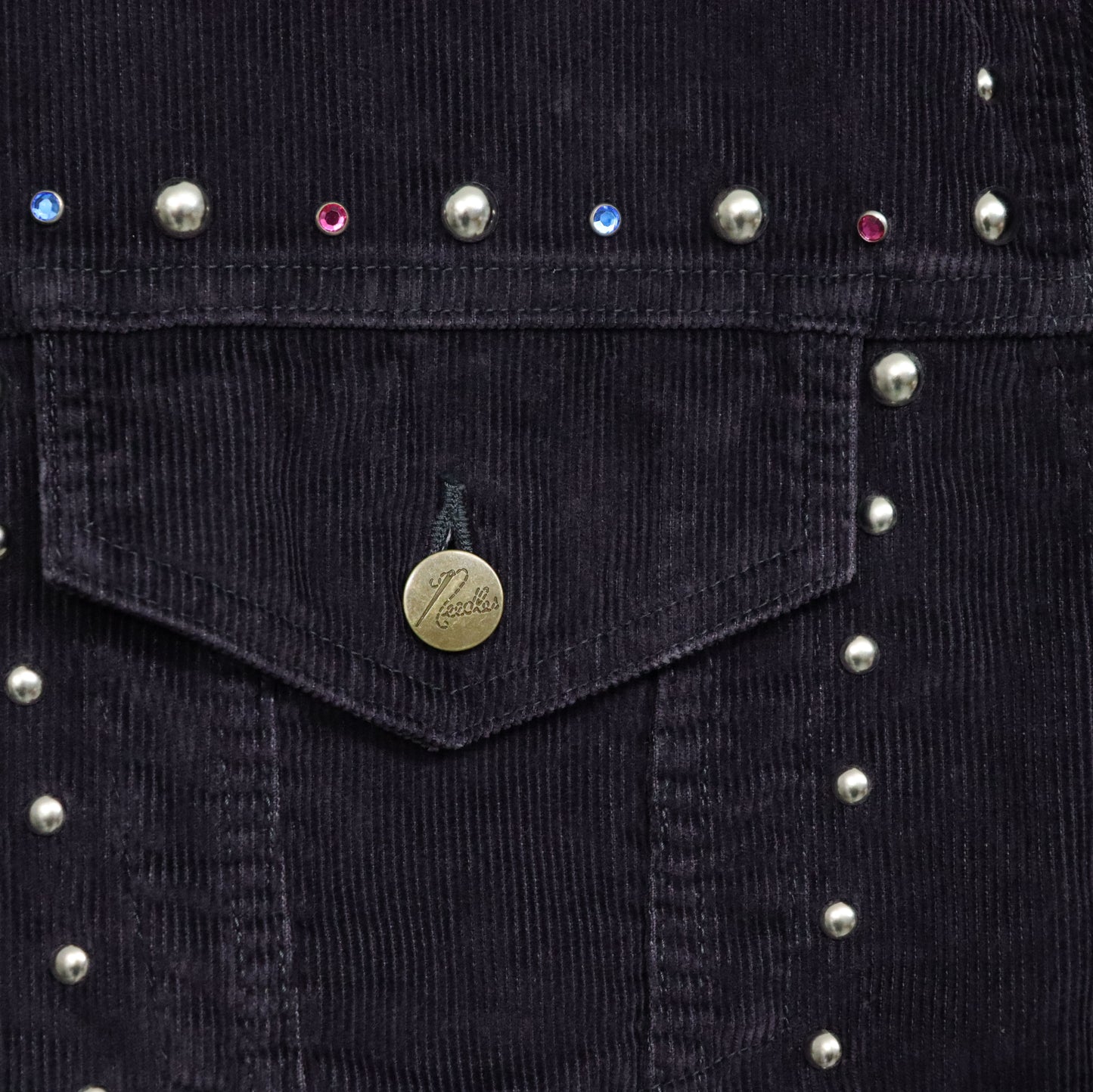 Needles：Studded Jean Jacket - 14W Corduroy