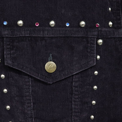 Needles：Studded Jean Jacket - 14W Corduroy