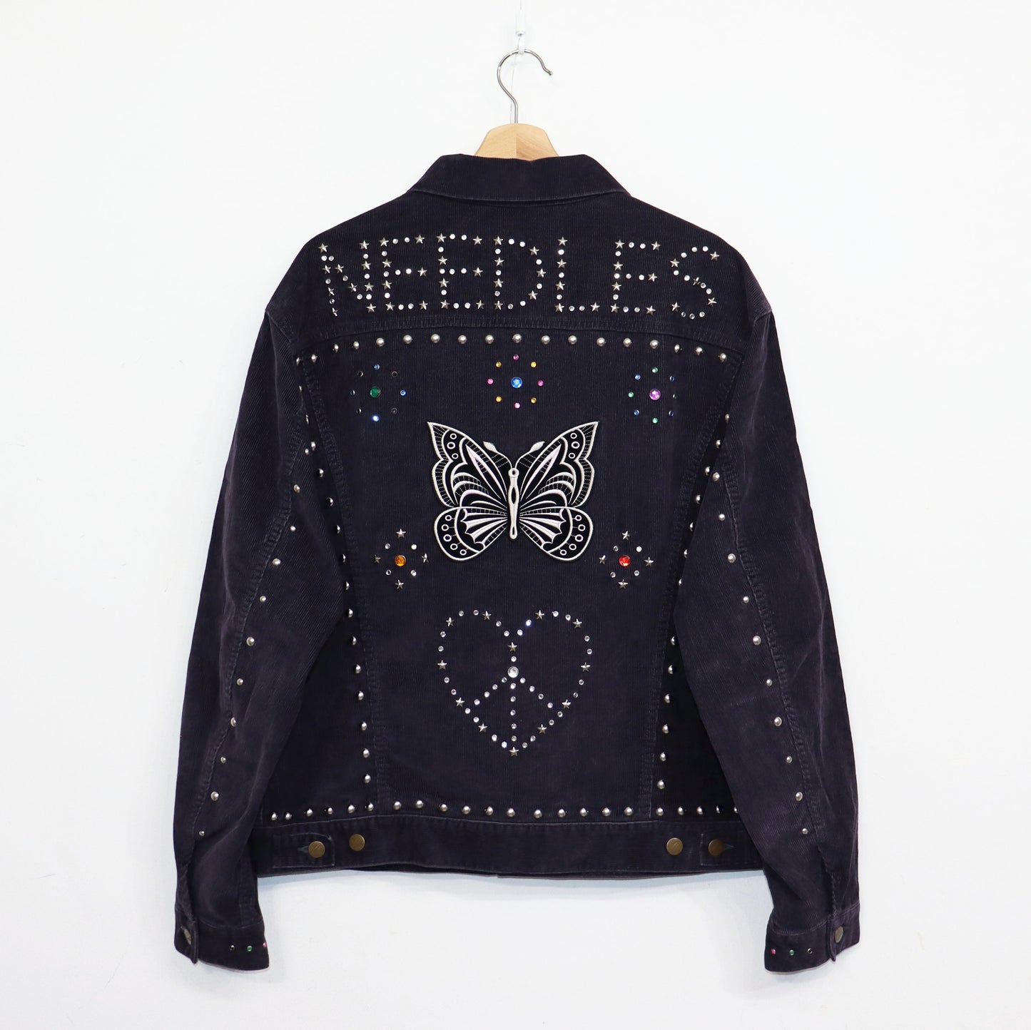 Needles：Studded Jean Jacket - 14W Corduroy