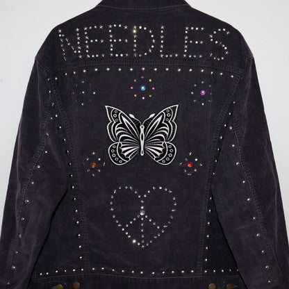 Needles：Studded Jean Jacket - 14W Corduroy
