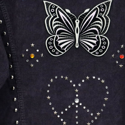 Needles：Studded Jean Jacket - 14W Corduroy