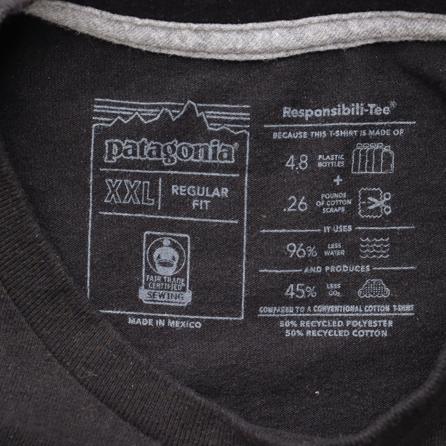 used : (Patagonia) Responsibili-Tee [BLACK]