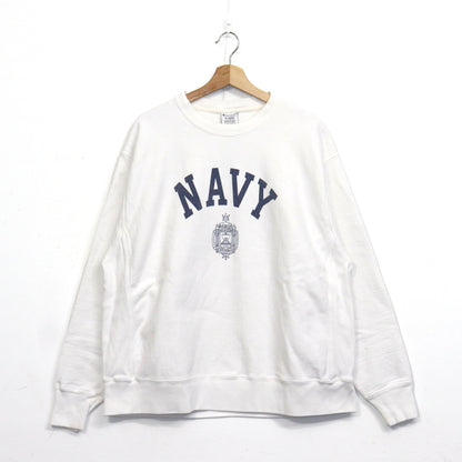 COPYCAT：NAVY L/S SWEATSHIRT - #3 【ダメージあり】