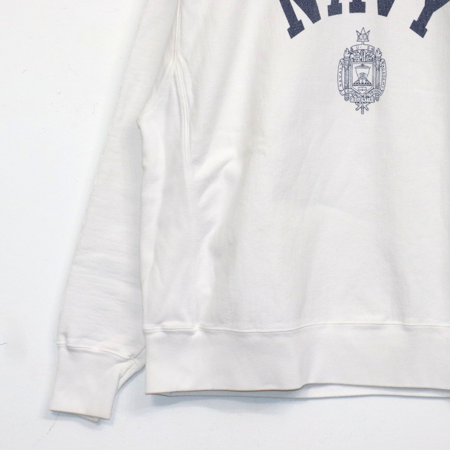 COPYCAT：NAVY L/S SWEATSHIRT - #3 【ダメージあり】