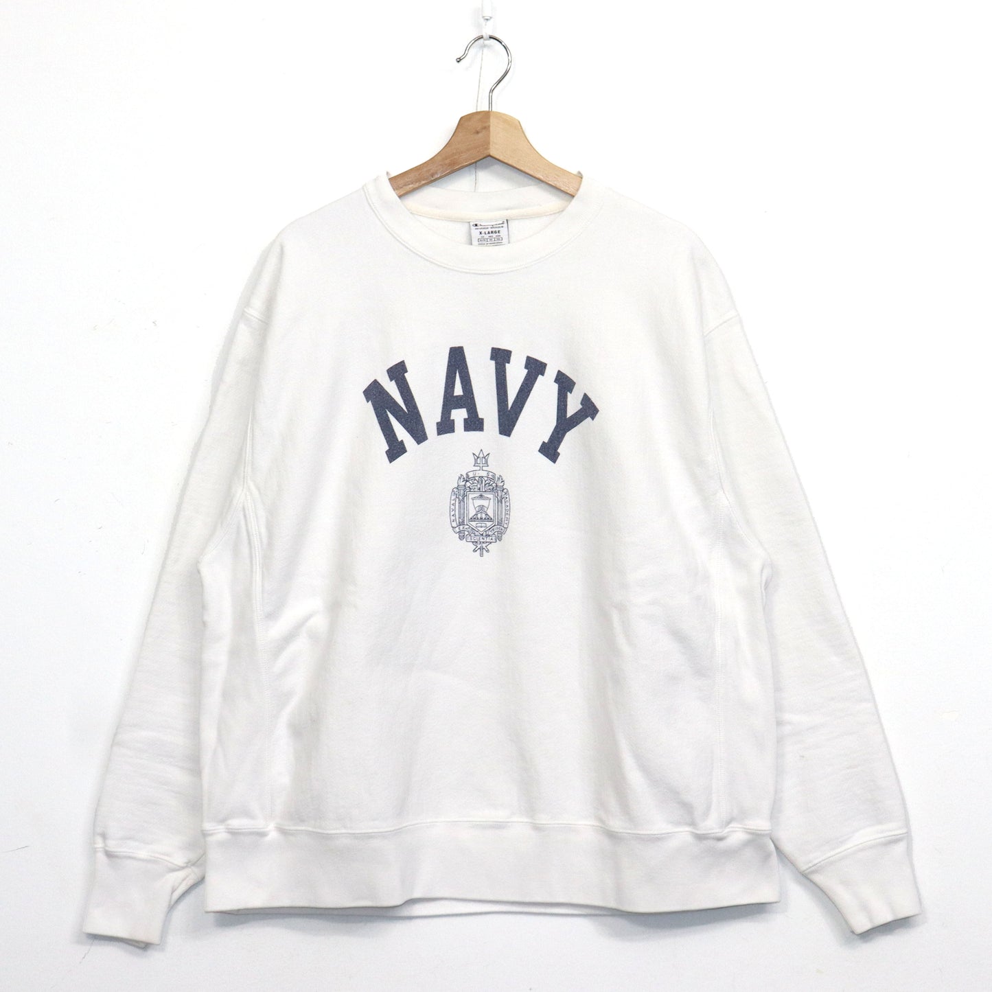 COPYCAT：NAVY L/S SWEATSHIRT - #3 【ダメージあり】