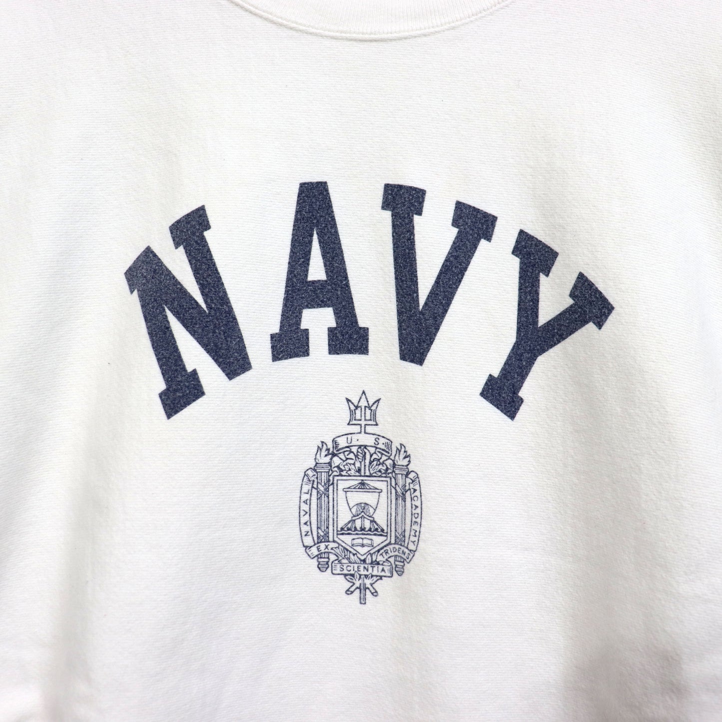 COPYCAT：NAVY L/S SWEATSHIRT - #3 【ダメージあり】
