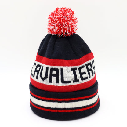 used :  (Newera) Virginia Cavaliers Pom Knit Beanie (F)