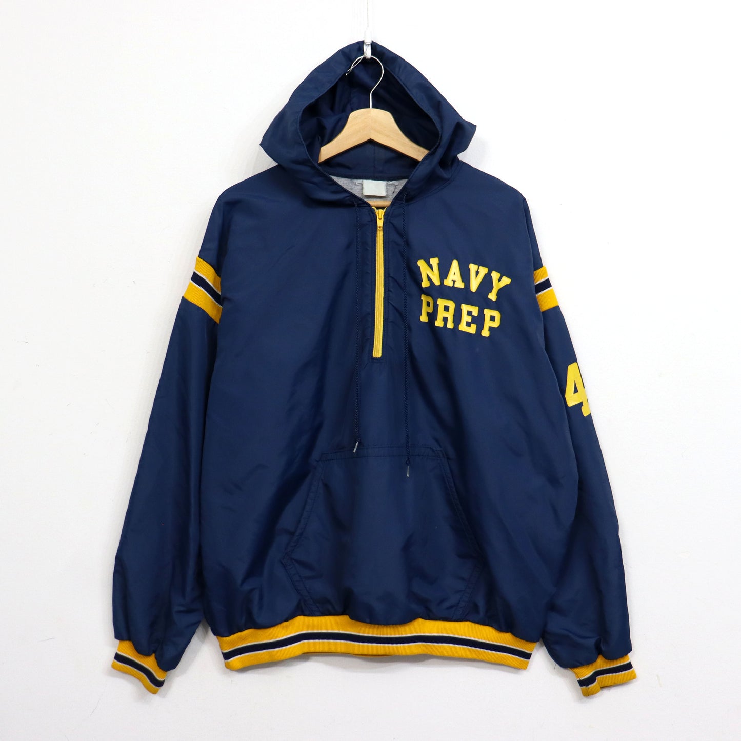 used :  U.S. NAVY Prep Half-Zip Pullover Hoodie - #42 (F)