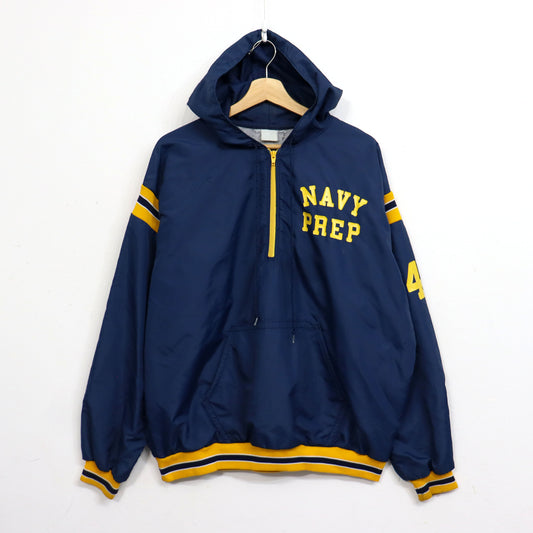 used :  U.S. NAVY Prep Half-Zip Pullover Hoodie - #42 (F)