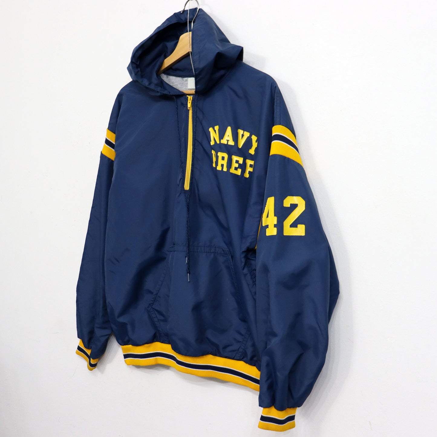 used :  U.S. NAVY Prep Half-Zip Pullover Hoodie - #42 (F)