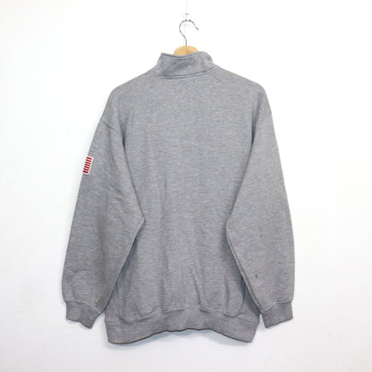 used : (Badger) US Navy NRD NY Half-Zip Sweatshirt