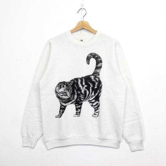 used : (FOTL) Cat Print Sweatshirt