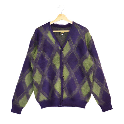 Needles: MOHAIR CARDIGAN - [Diamond - Green]