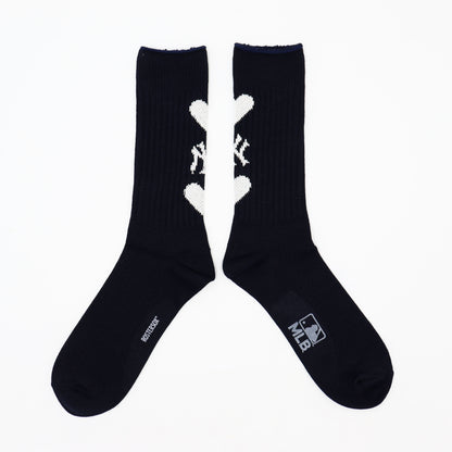 MLB×ROSTER SOX：MLB-304 MLB Heart Jacqard SOCKS