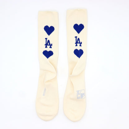 MLB×ROSTER SOX：MLB-304 MLB Heart Jacqard SOCKS