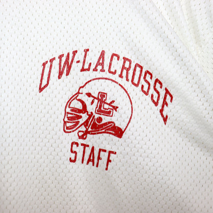 used : (Champion) UW-LACROSSE STAFF Mesh Tee