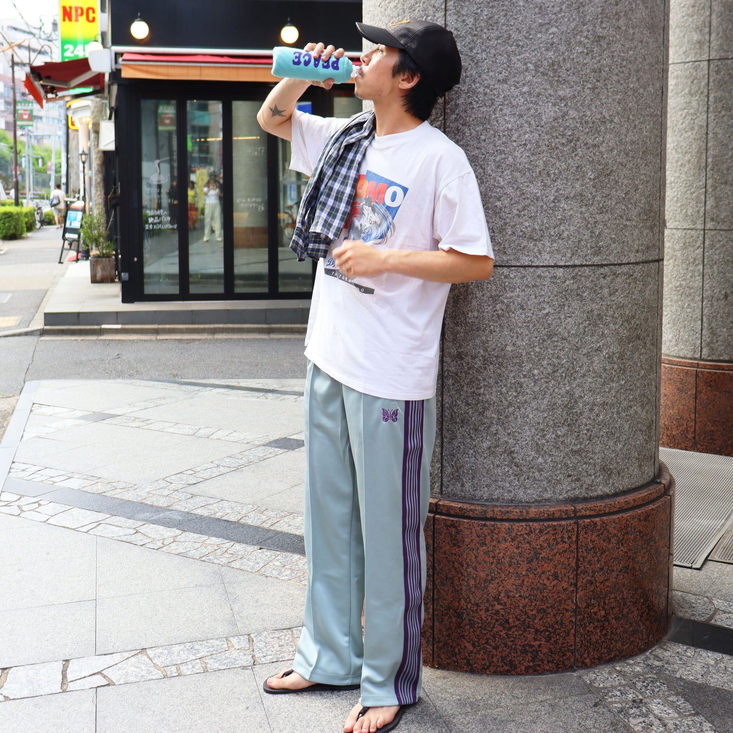 Needles：Track Pant - Poly Jacquard [Diamond]
