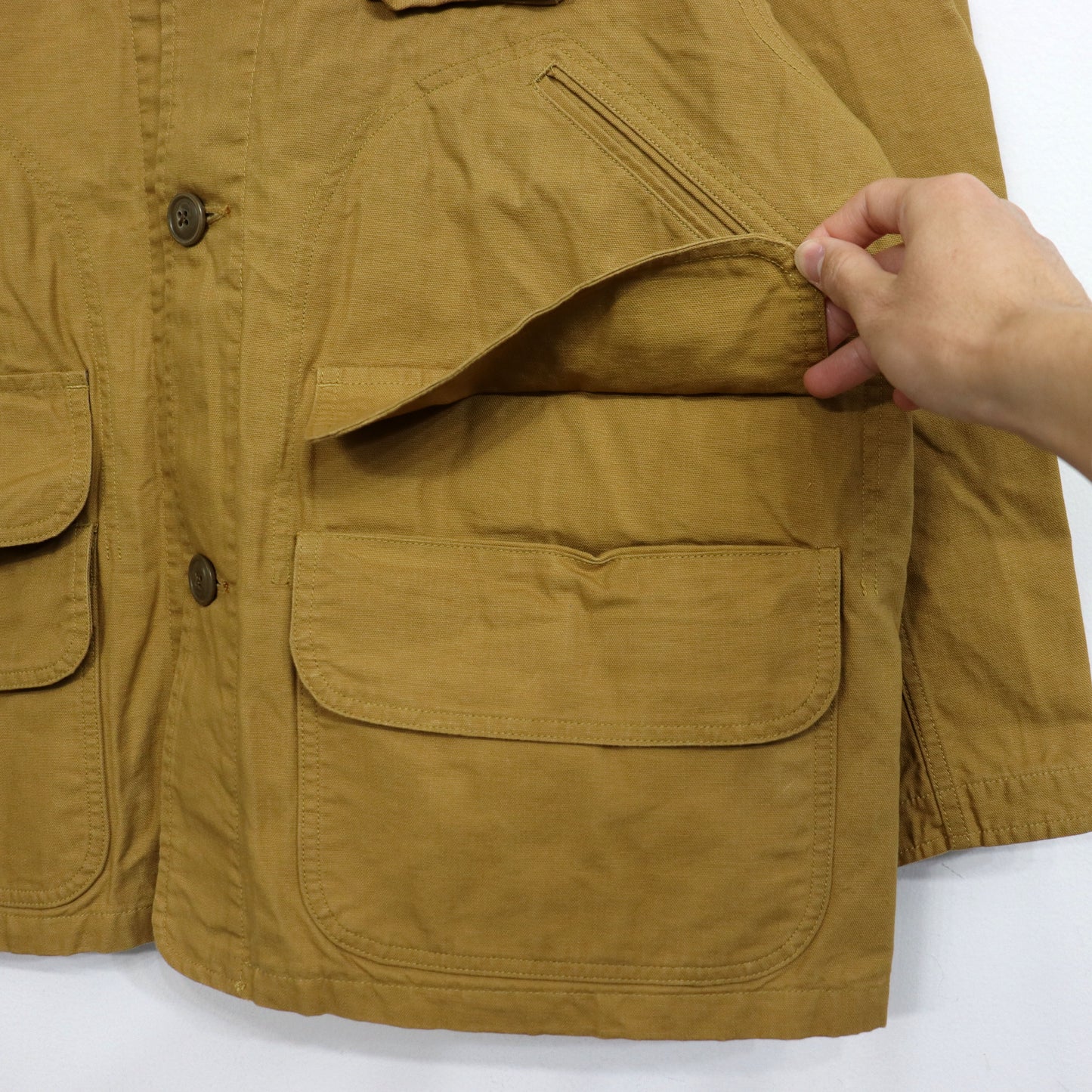 South2 West8 : Hunting Jacket- Oxford Paraffin Coating