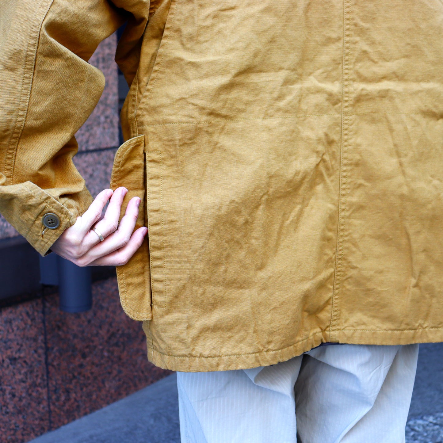 South2 West8 : Hunting Jacket- Oxford Paraffin Coating