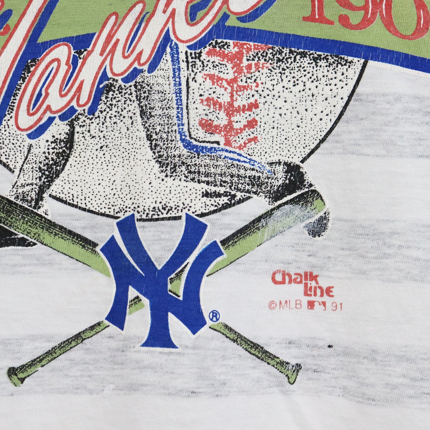 used : (chalk line) 1903 Yankees Border Tee