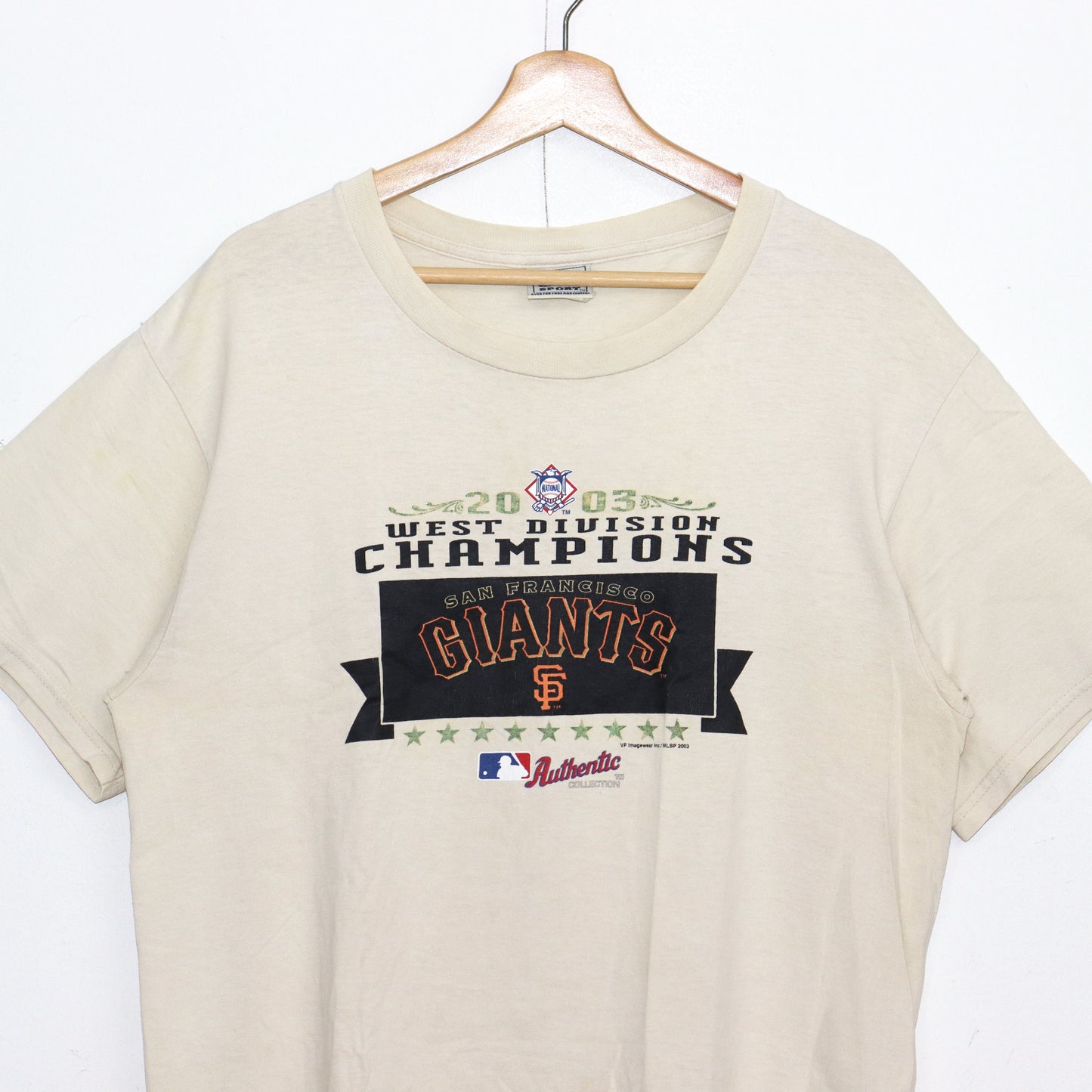 used : (Lee) SF Giants 2003 Champions Tee (K)