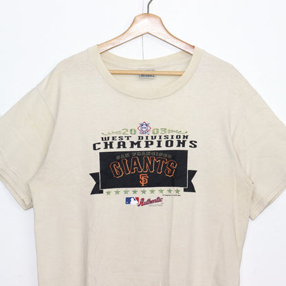 used : (Lee) SF Giants 2003 Champions Tee (K)