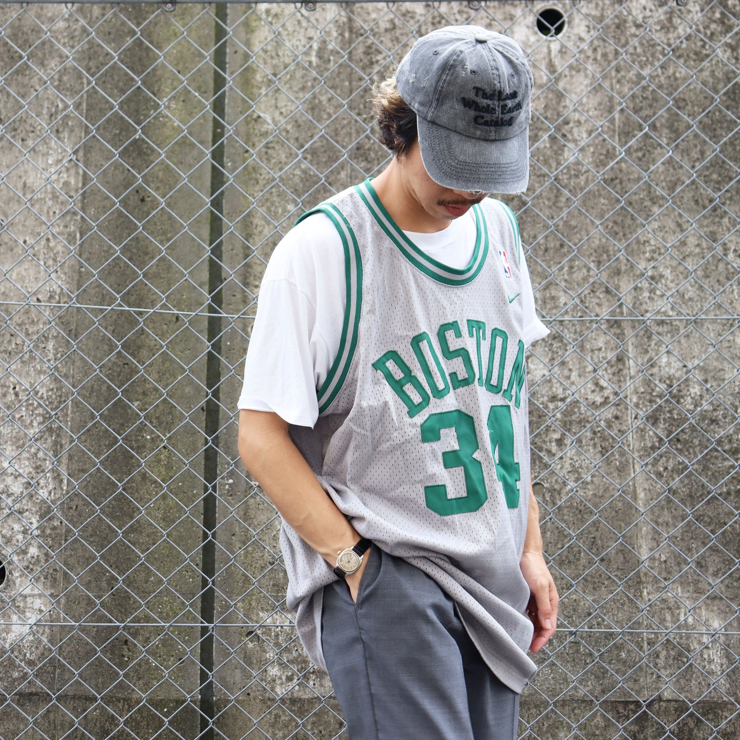 used : (Nike) BOSTON CELTICS GAME JERSEY -  PIERCE #34