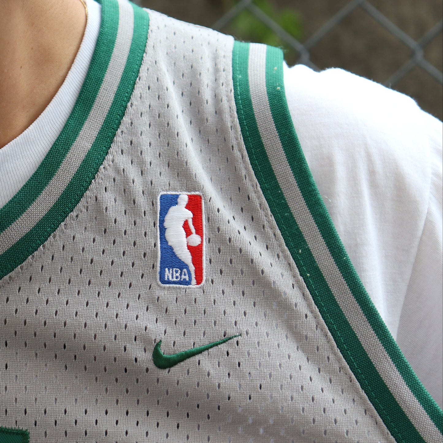 used : (Nike) BOSTON CELTICS GAME JERSEY -  PIERCE #34