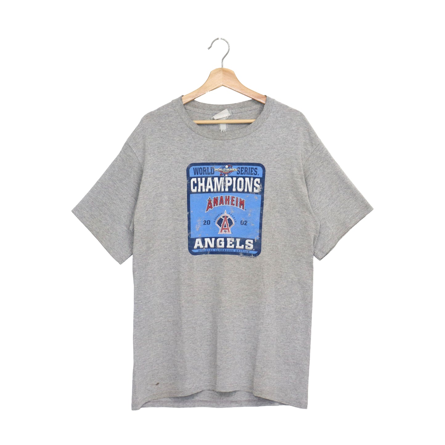 used : (Lee) LA Angels 2002 Champions Tee (K)