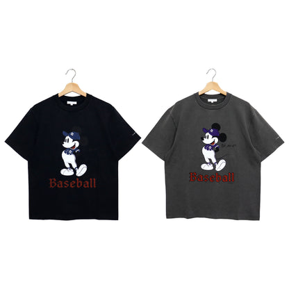 TAMANIWA x RUSSELL x Disney: B MICKEY SWEAT [Grey]
