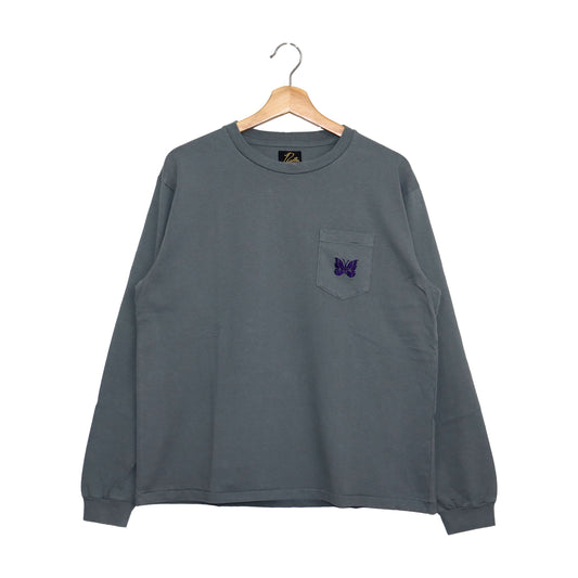 Needles : L/S Pocket Tee - Cotton Jersey