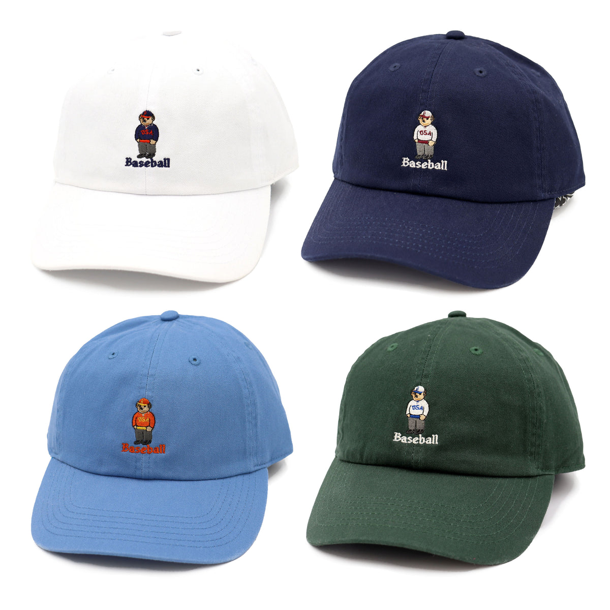 ROSTER BEAR : RB-25 USA BB BEAR CAP