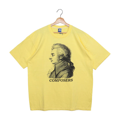 Copycat : Composer S/S Tee (Mozart) - YELLOW