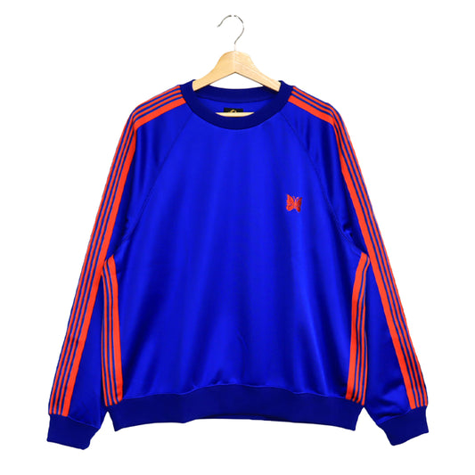 NDLS TAMA SP: Track Crew Neck Shirt - Poly Smooth【BLUE】