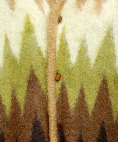 Needles：MOHAIR CARDIGAN - ZIGZAG