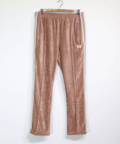 Needles：Narrow Track Pant - C/PE Velour【Old Rose】