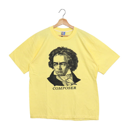 Copycat : Composer S/S Tee (Beethoven) - YELLOW