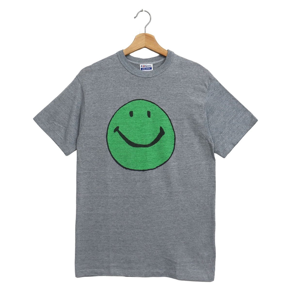 Copycat : Smile S/S Tee- Grey×Green