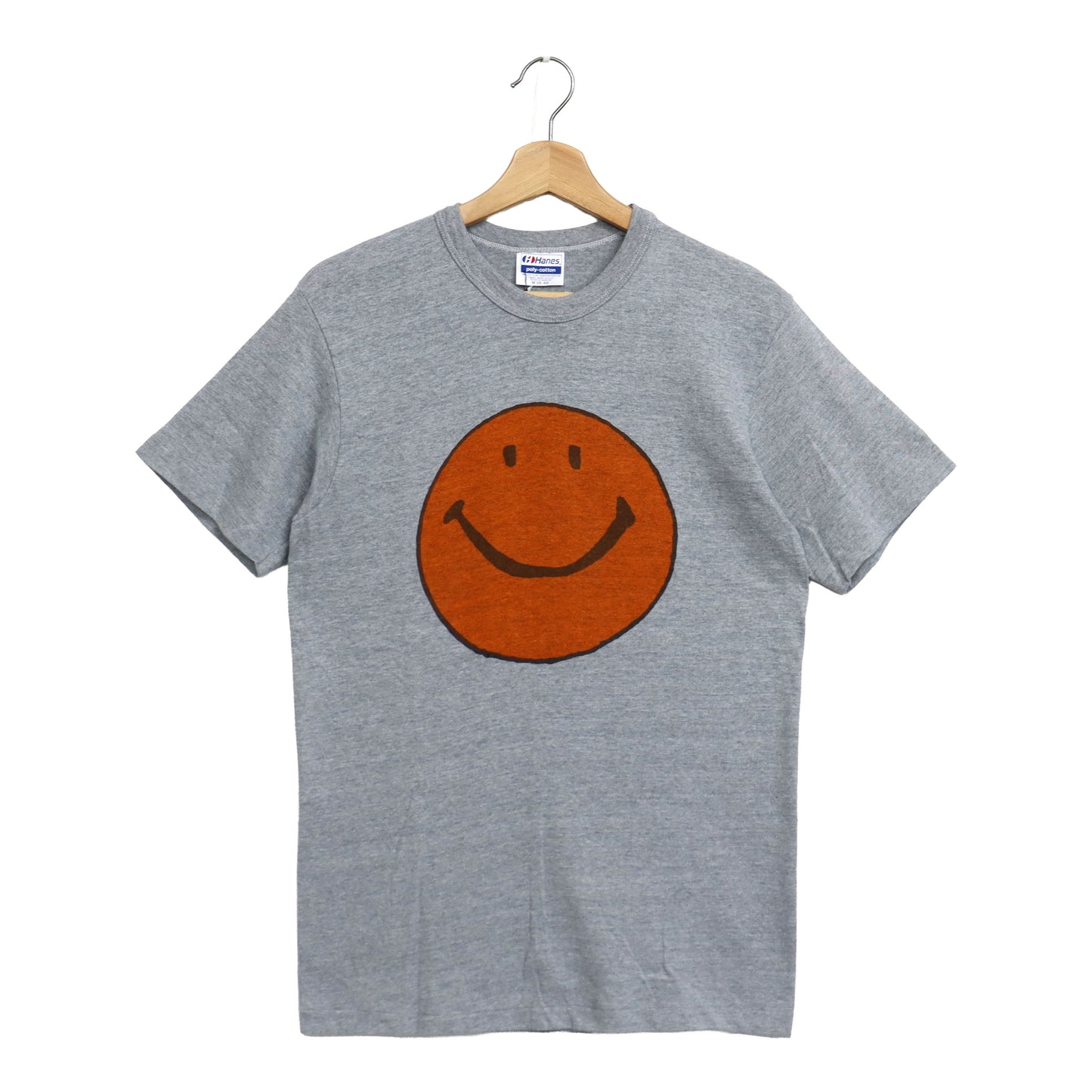 Copycat : Smile S/S Tee- Grey×Orange