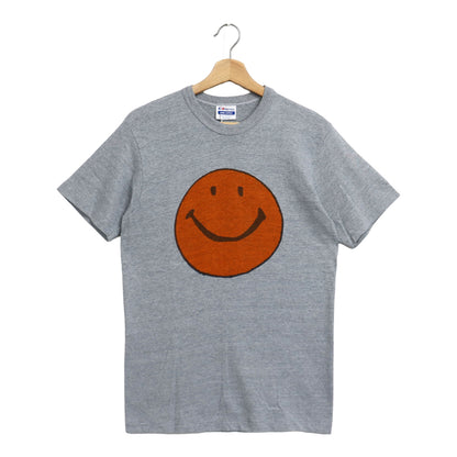 Copycat : Smile S/S Tee- Grey×Orange